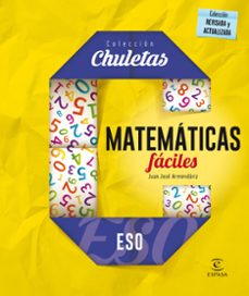 matematicas faciles para la eso (chuletas 2016)-9788467044294