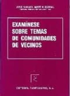 examinese sobre temas de comunidades de vecinos-jose manuel martin bernal-9788471114594