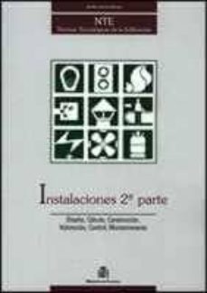 norma nte:instalaciones (parte 2)-9788474334494