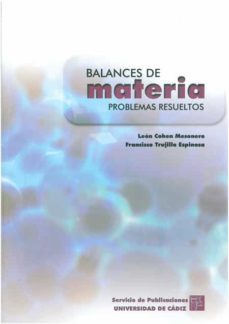 balances de materia: problemas resueltos-9788477866794