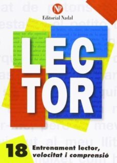 entrenament lector, velocitat i comprensio nº 18 lletra dimprent a c.s.-9788486545994