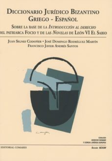 diccionario juridico bizantino griego-español-9788490457894