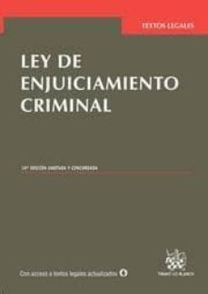 ley de enjuiciamiento criminal (19ª edicion)-9788490531594
