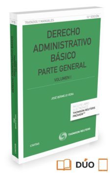 derecho administrativo basico. parte general vol 1-jose bermejo vera-9788490998694