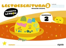 planeta letron lectoescritura nivel 2 cuaderno 2 cuadricula 4 años-9788491899594