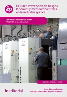 (i.b.d.) argi0109 prevencion de riesgos laborales y medioambienta les en la industria grafica. argi0109 - impresion en ofsset-9788491985594