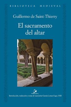 el sacramento del altar-guillermo de saint thierry-9788497157094