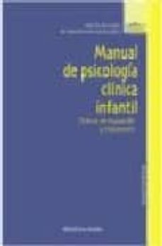 manual de psicologia clinica infantil: tecnicas de evaluacion y t ratamiento-9788497423694