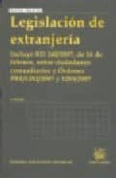 legislacion de extranjeria (3ª ed.)-9788498763294