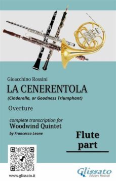 flute part of "la cenerentola" for woodwind quintet (ebook)-9791220859394