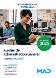 auxiliar de administracion general. ayuntamiento de marbella. tem ario volumen 1-9791370287894