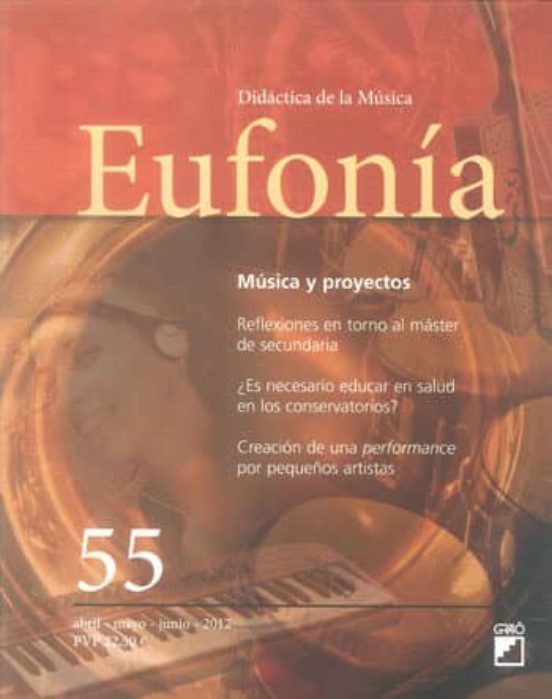 Portada de Creacion De Contextos Educativos Integrando las TIC, EUFONIA No. 24