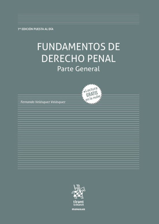 Portada de Fundamentos de derecho penal. Parte general 7ª Edición puesta al día