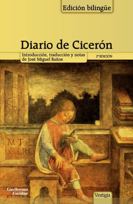Portada de DIARIO DE CICERON EDICION BILINGUE de JOSE MIGUEL BAÑOS