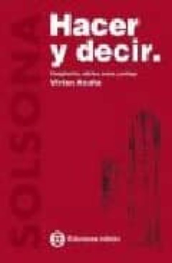 Portada de HACER Y DECIR
