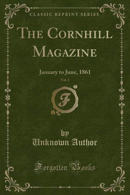 PDF Descargar The Cornhill Magazine, Vol. 3