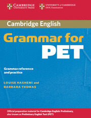 Cambridge Grammar For Pet: Student S Book Without Key por Louise Hashemi;
Barbara Thomas
