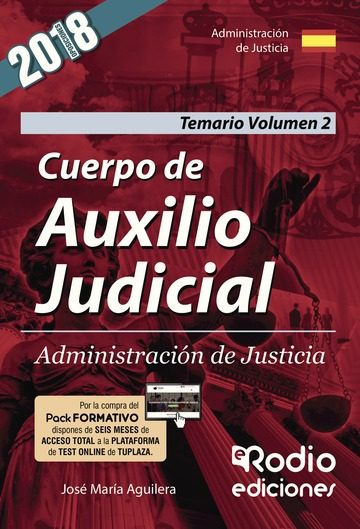 Cuerpo De Auxilio Judicial. Administración De Justicia. Temario. Volumen 2 por Vv.aa.