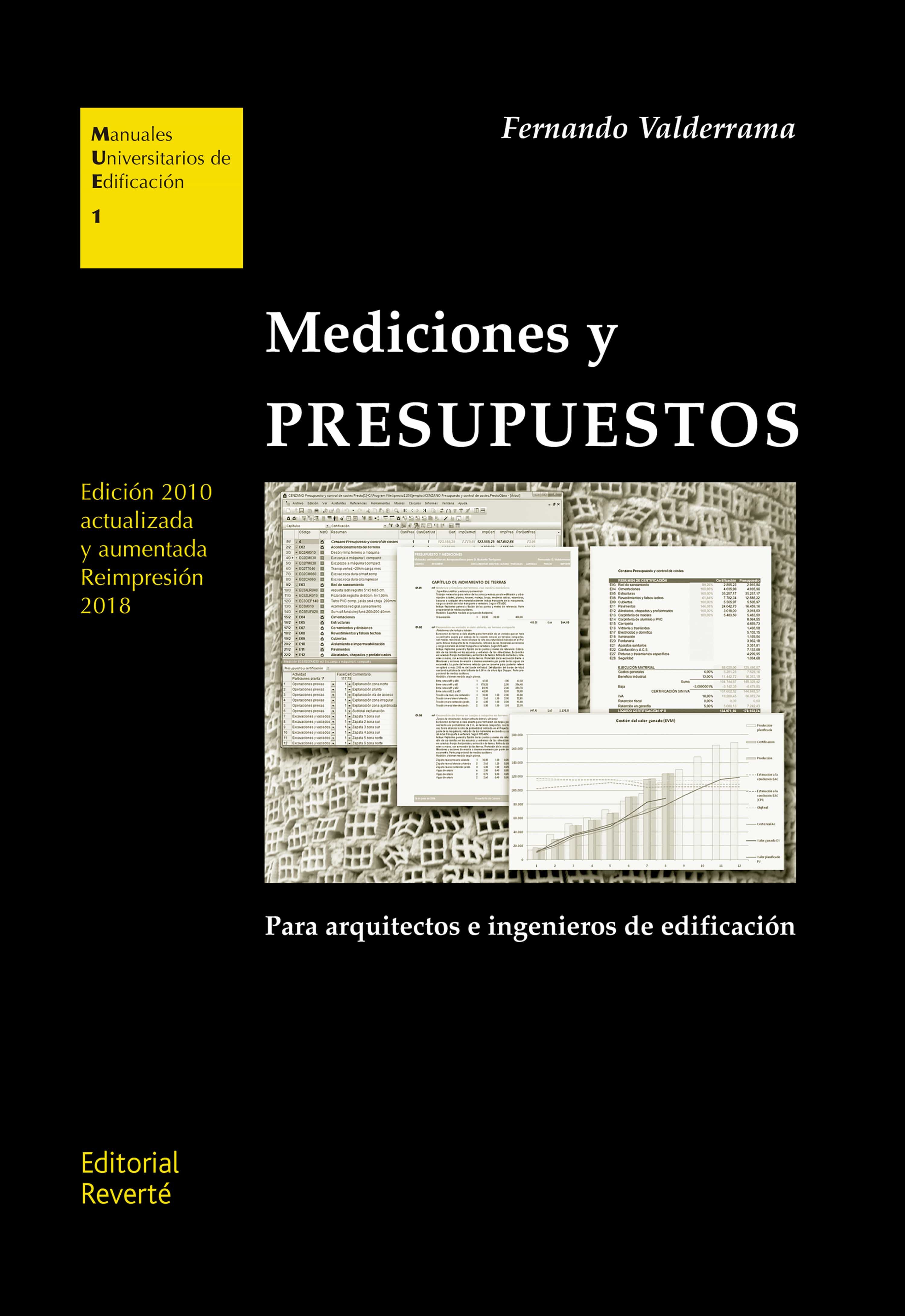 Mediciones Y Presupuestos por Fernando Valderrama