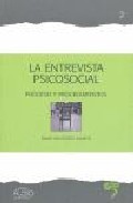 La Entrevista Psicosocial: Proceso Y Procedimientos por David Mustieles Muñoz