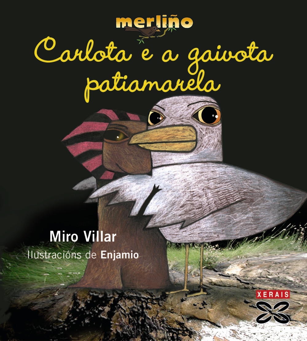 Carlota E A Gaivota Patiamarela por Miro Villar