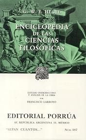 Enciclopedia De Las Ciencias Filosoficas por George W. Hegel