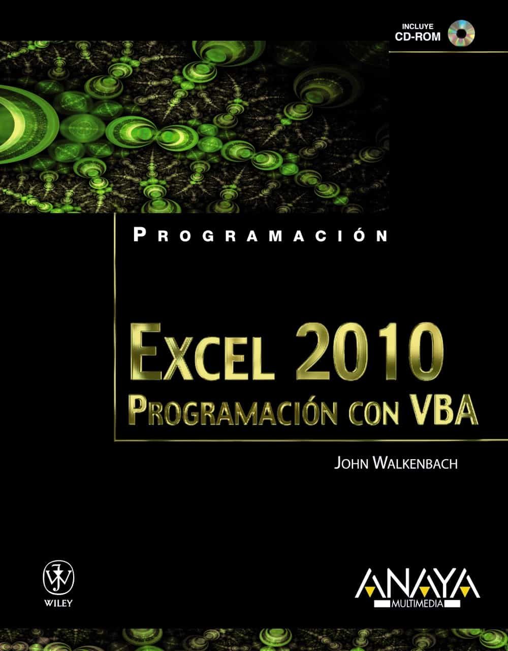 Excel 2010 Programacion Con Vba John Walkenbach Comprar Libro 9788441528284 7823