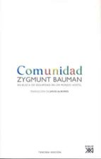 comunidad: en busca de seguridad en un mundo hostil-zygmunt bauman-9788432312724 comunidad: en busca de seguridad en un mundo hostil-zygmunt bauman-9788432312724