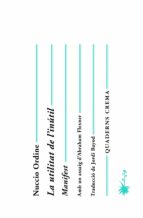la utilitat de l'inútil (ebook)-nuccio ordine-9788477275824 la utilitat de l'inútil (ebook)-nuccio ordine-9788477275824