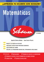 matematicas (schaum selectividad) (2ª ed.)-agustin estevez andreu-juan enciso pizarro-9788448198534 matematicas (schaum selectividad) (2ª ed.)-agustin estevez andreu-juan enciso pizarro-9788448198534