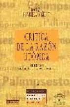critica de la razon utopica (ed. ampliada y revisada)-franz j. hinkelammert-9788433016744 critica de la razon utopica (ed. ampliada y revisada)-franz j. hinkelammert-9788433016744