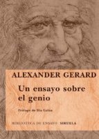 un ensayo sobre el genio-alexander gerard-9788498412574 un ensayo sobre el genio-alexander gerard-9788498412574