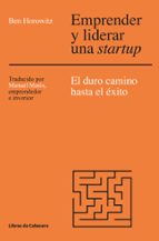 emprender y liderar una startup-ben horowitz-9788494522284 emprender y liderar una startup-ben horowitz-9788494522284