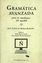 gramatica avanzada para la enseñanza del español-jose andres de molina redondo-9788433851994 gramatica avanzada para la enseñanza del español-jose andres de molina redondo-9788433851994