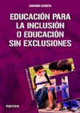 educacion para la inclusion o educacion sin exclusiones-gerardo echeita-9788427715004 educacion para la inclusion o educacion sin exclusiones-gerardo echeita-9788427715004