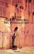 textos para la historia del pueblo judio-cesar vidal-9788437613604 textos para la historia del pueblo judio-cesar vidal-9788437613604