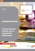 administrativos corporaciones locales de la comunitat valenciana. test-9788468100104 administrativos corporaciones locales de la comunitat valenciana. test-9788468100104