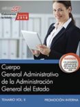 cuerpo general administrativo de la administracion general del estado (promocion interna): temario (vol. ii)-9788468189604 cuerpo general administrativo de la administracion general del estado (promocion interna): temario (vol. ii)-9788468189604