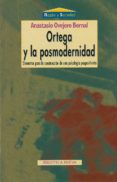 ortega y la posmodernidad: elementos para la construccion de una psicologia pospositivista-anastasio ovejero bernal-9788470308604 ortega y la posmodernidad: elementos para la construccion de una psicologia pospositivista-anastasio ovejero bernal-9788470308604
