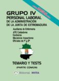 grupo iv personal laboral de la junta de extremadura-9788482192604 grupo iv personal laboral de la junta de extremadura-9788482192604