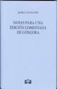 notas para una edicion comentada de gongora-jorge guillen-9788489707504 notas para una edicion comentada de gongora-jorge guillen-9788489707504