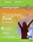 complete first for schools for spanish speakers student s book wi th answers with cd-rom-9788490363904 complete first for schools for spanish speakers student s book wi th answers with cd-rom-9788490363904