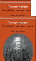 thomas hobbes o la unidad de naturaleza y sociedad-sabino de juan-9788493697204 thomas hobbes o la unidad de naturaleza y sociedad-sabino de juan-9788493697204