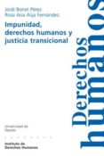 impunidad, derechos humanos y justicia transicional-jordi bonet perez-9788498302004 impunidad, derechos humanos y justicia transicional-jordi bonet perez-9788498302004