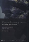 cantos de amor y muerte-selomoh b. yehudah ibn gabirol-9788433845214 cantos de amor y muerte-selomoh b. yehudah ibn gabirol-9788433845214