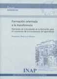 formación orientada a la transferencia-9788473515214 formación orientada a la transferencia-9788473515214
