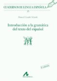 introduccion a la gramatica del texto en español-manuel casado velarde-9788476351314 introduccion a la gramatica del texto en español-manuel casado velarde-9788476351314