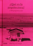 ¿qué es la arquitectura?-rasmus waern-9788498018714 ¿qué es la arquitectura?-rasmus waern-9788498018714