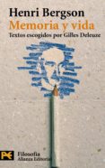 memoria y vida-henri bergson-9788420656724 memoria y vida-henri bergson-9788420656724