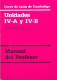 curso de latin de cambridge: unidades iva-ivb. manual profesor-jose hernandez vizuete-9788447201624 curso de latin de cambridge: unidades iva-ivb. manual profesor-jose hernandez vizuete-9788447201624
